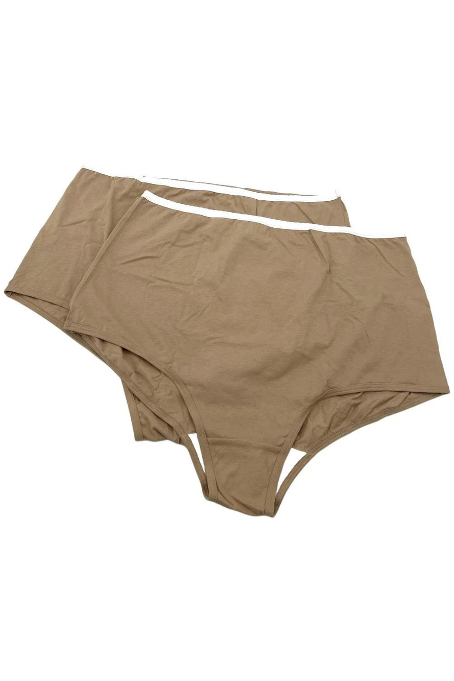 Breezies Women's 2-pack Set Original Cotton Brief Panties Basic - Regular